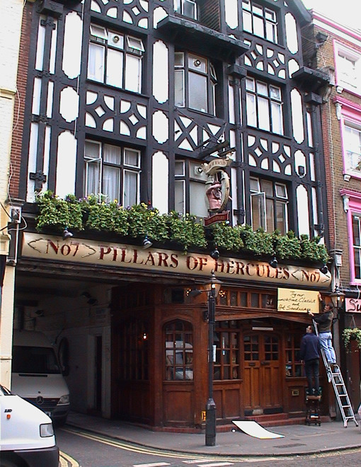 Pillars of Hercules public house London Remembers, Aiming to capture