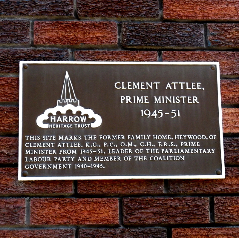 Clement Attlee Stanmore London Remembers Aiming To Capture All Memorials In London