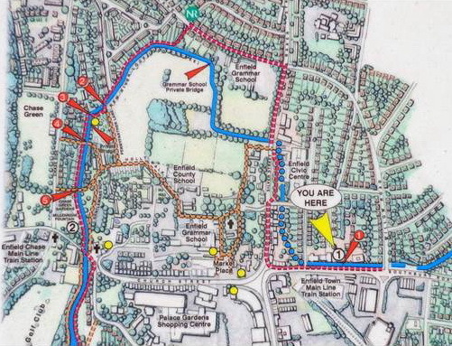 New River London Map New River Loop - Restoration : London Remembers, Aiming To Capture All  Memorials In London