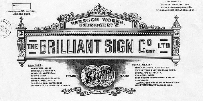 Brilliant Sign Company London Remembers, Aiming to capture all