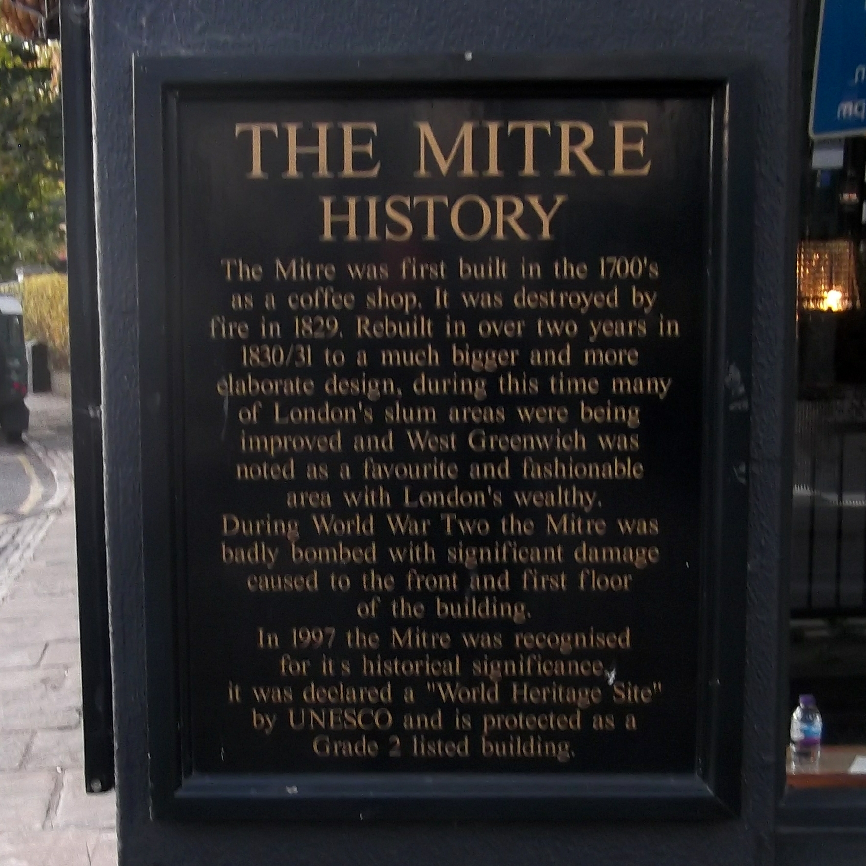 The Mitre Public House - Greenwich