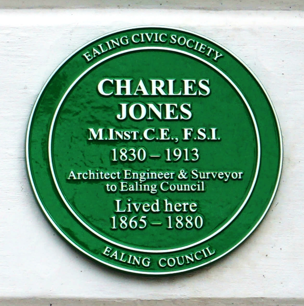 Charles Jones plaque