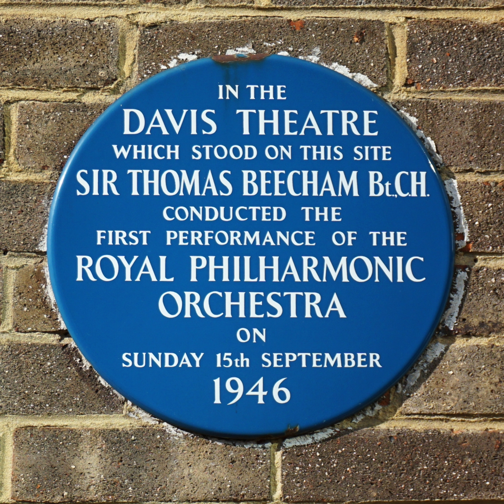 Davis Theatre - Sir Thomas Beecham
