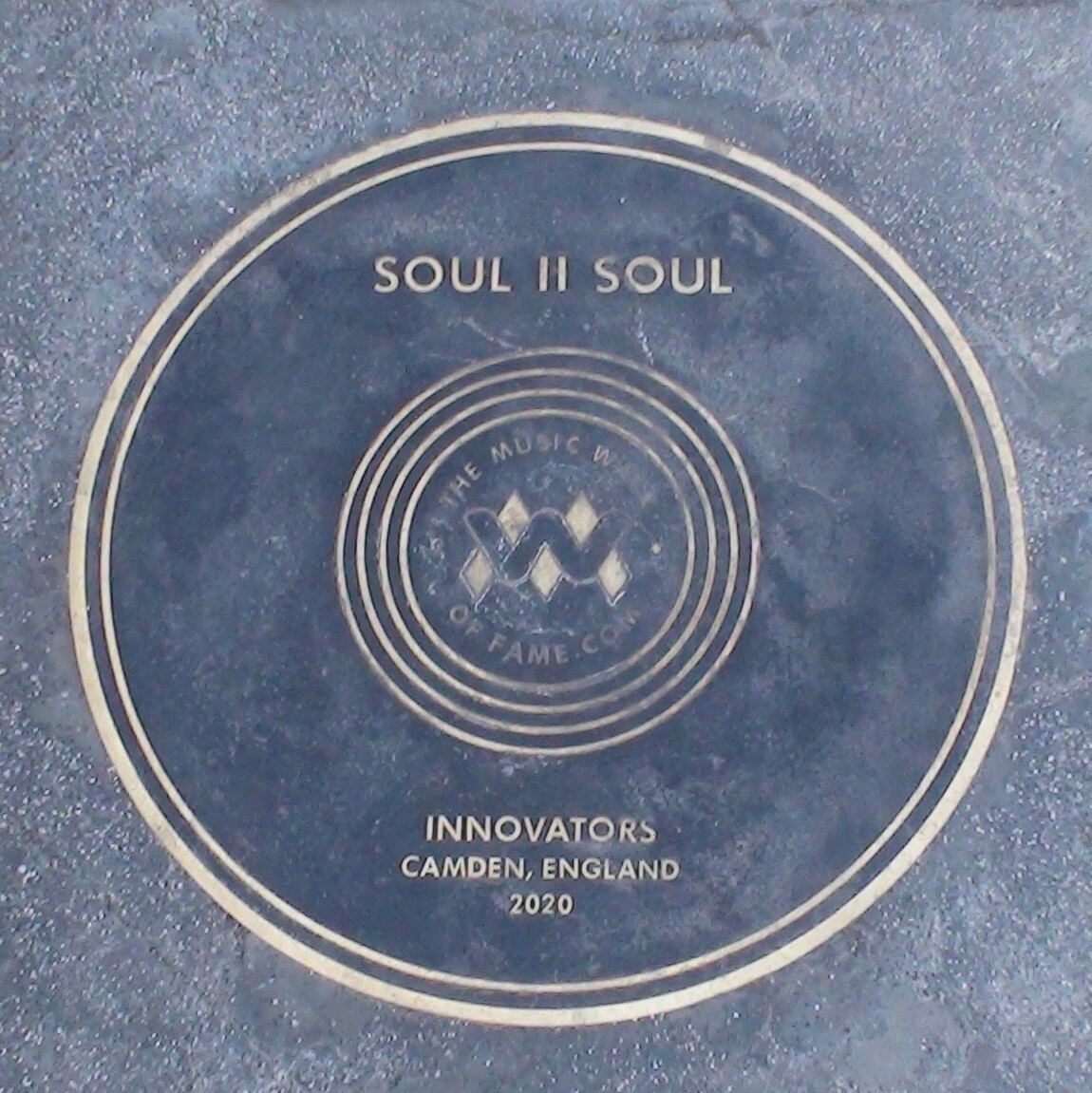Music Walk of Fame - pavement plaque - Soul II Soul