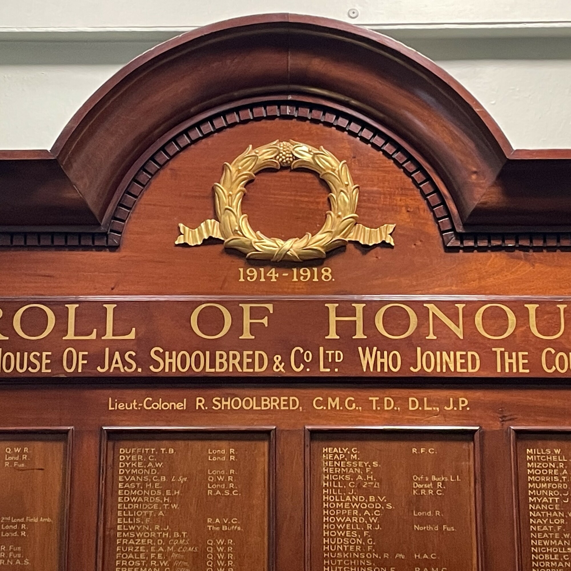 Shoolbred war memorial