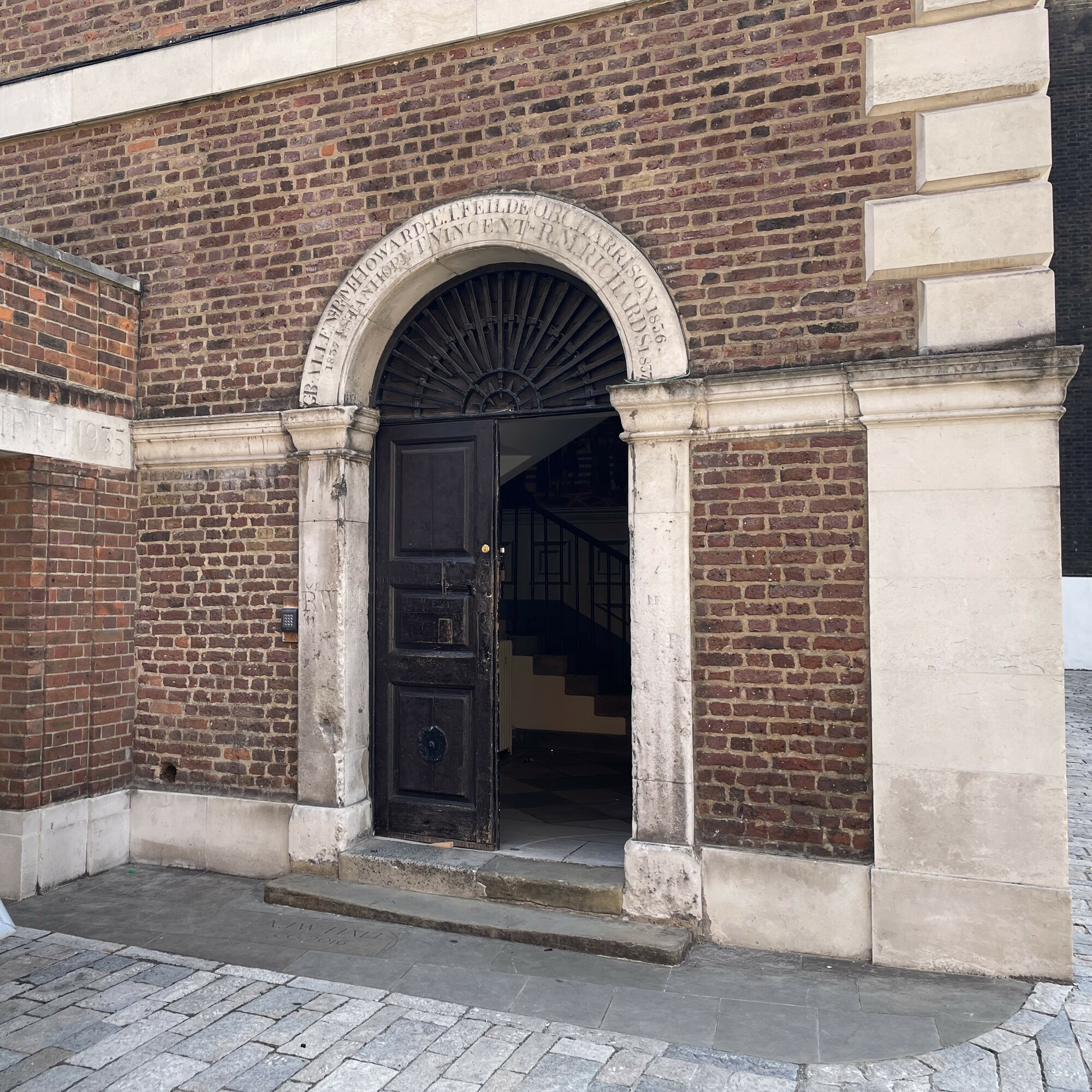 Westminster School doorway arch