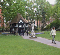 Charles II statue - Soho Square