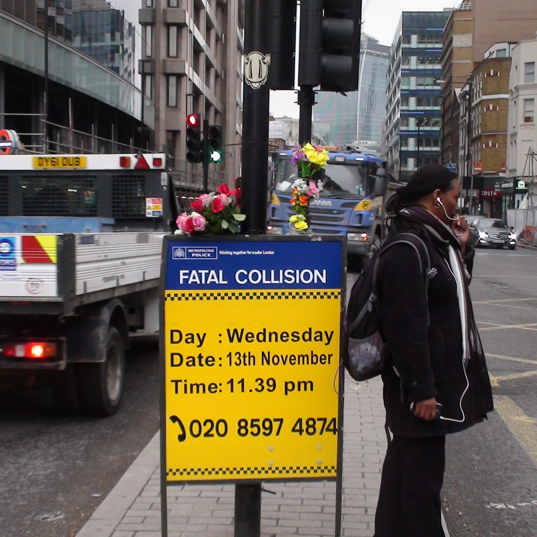cyclist killed, unnamed London Remembers, Aiming to capture all