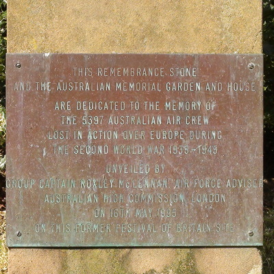 Royal Australian Air Force remembrance stone