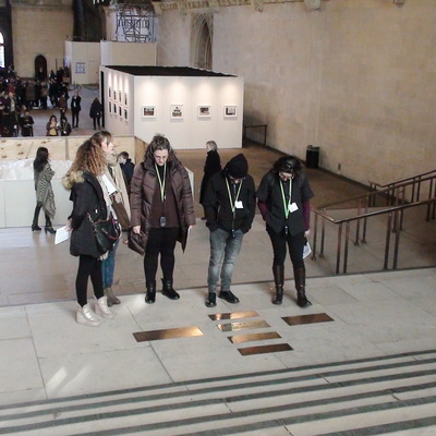 Westminster Hall floor plaques - south end