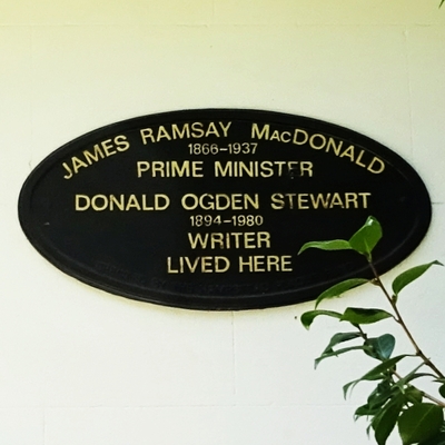 Ramsay MacDonald and Donald Stewart