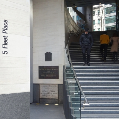 Fleet Place memorials