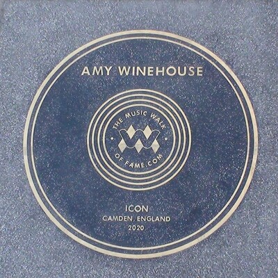 Music Walk of Fame - pavement plaque - Winehouse