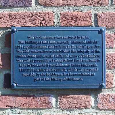 The Ancient House - restored twice