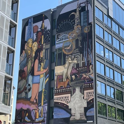 Black friar on a donkey