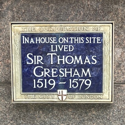 Sir Thomas Gresham - Old Broad Street