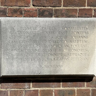 John Carleton plaque