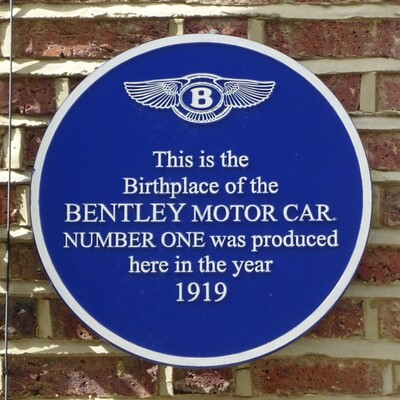 Bentley Motor Car - 3rd plaque